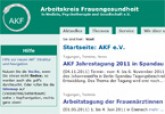 Arbeitskreis Frauengesundheit (AKF)