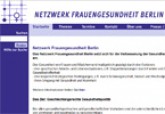 Netzwerk Frauengesundheit Berlin Netzwerk Frauengesundheit Berlin