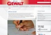 Webseite "Befund Gewalt" 