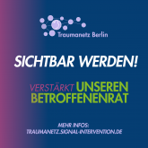 Sensibilisieren, fordern, kämpfen - Betroffenenperspektiven ins Zentrum!